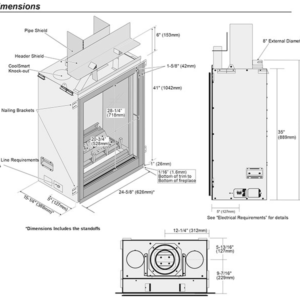 Fireplace Xtrordinair – PROBUILDER 24 CLEAN FACE BASIC – GSB