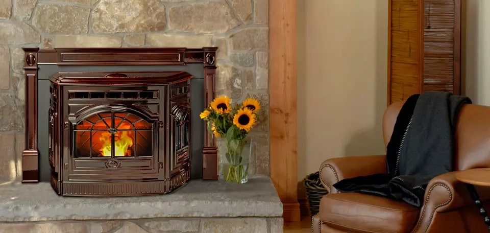 Quadra-Fire Castile Pellet Fireplace Insert - Image 2